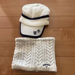 Callaway ニットキャップとネックウォーマーセット