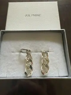 JULYNINE シルバー925 チェーンイヤリング　新品