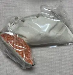 餃子ポーチ　餃子のがまぐっちゃん　オレンジ