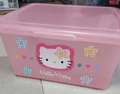 ハローキティ 収納ボックス ピンク　レトロレア