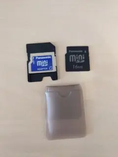 Panasonic miniSDカード 16MB アダプター付き
