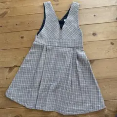 新品ZARA チェック柄 ジャンバースカート 13-14歳 (164cm)