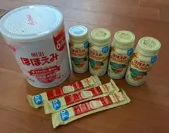 明治ほほえみ粉ミルク、キューブ、液体セット