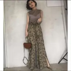 アメリヴィンテージAmeriVINTAGE花柄パンツ
