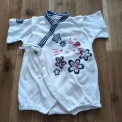 和風はろうきてぃ ベビー甚平ロンパース 70サイズ キティ KITTY