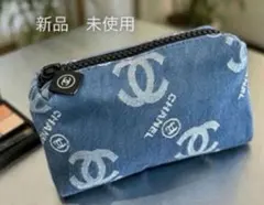CHANEL デニムポーチ 新品未使用 シャネル ノベルティbl02のサムネイル