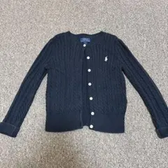 子供用 POLO RALPH LAUREN カーディガン ネイビー サイズ6