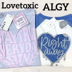 2026SS 新作新品 Lovetoxic&ALGY　Tシャツセット　160