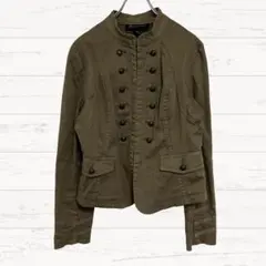 【I.N.C】ボタン付きジャケット カーキ ミリタリー PM 3723