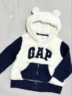 GAP クマ耳付きフードパーカー 18-24m