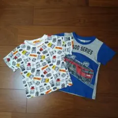 【新年祭☆】プラレール他 Tシャツ 110サイズ 2枚セット