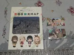 リコリス・リコイル 墨田区観光MAP ステッカー 名刺風カード