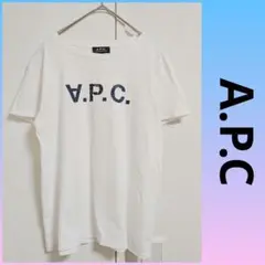 A.P.C. 逆さロゴ かすれロゴ Tシャツ オフホワイト系 アーペーセーのサムネイル