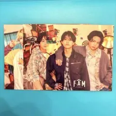 timelesz FAM通常盤特典アナザージャケット3枚