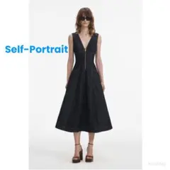 ❤️26秋新作 新品♡ SelfPortrait デニムキャミワンピース♡ K22 