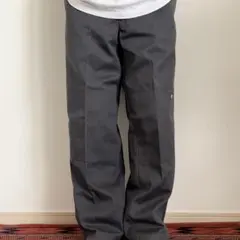 90s Dickies 85283 ダブルニーワークパンツ チャコール メキシコ