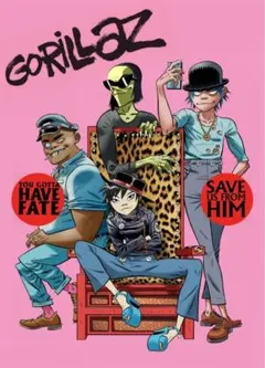 Gorillaz ゴリラズ UKロック バンドポスター