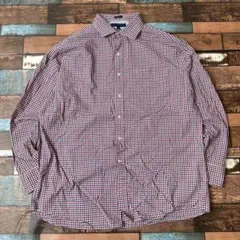 ビンテージ　古着　TOMMY HILFIGER メンズ　チェックシャツ