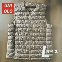 UNIQLO ULTRA LIGHT DOWN ダウンベスト ダークブラウン　L