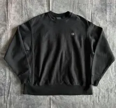 【後染め】00s CHAMPION チャンピオン リバースウィーブ 黒染め