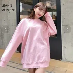 LEANN MOMENT ロゴ スウェット
