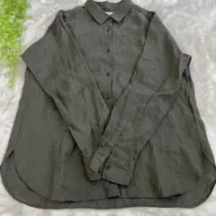 ユニクロ　プレミアムリネンシャツ　XL