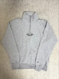 HOTEL BLUE Championチャンピオン ハーフジップスウェット US