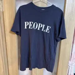 (+ )people ネイビー Tシャツ