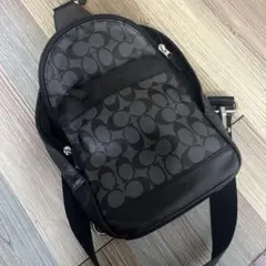 Coach モノグラム ブラック ショルダーバッグ