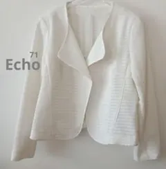 美品Echo71ツィードジャケットショート丈