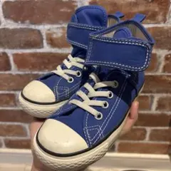 CONVERSE 青 ハイカットスニーカー