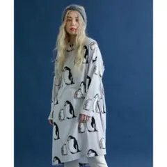 eipe ペンギンジャガード ストレートワンピース イーペ アトリエドゥザボンのサムネイル