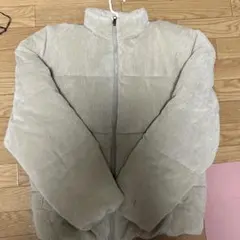 CERONIAS コーデュロイ ダウンジャケット Lベージュ