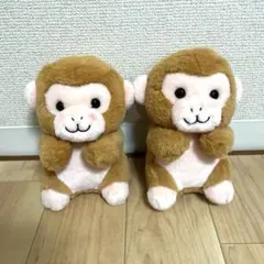 ハッピーズー　さる　 ぬいぐるみくじ　4等　2品セットのサムネイル