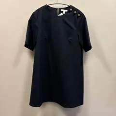 H&M ワンピース　ネイビー　XS 新品未使用タグ付き