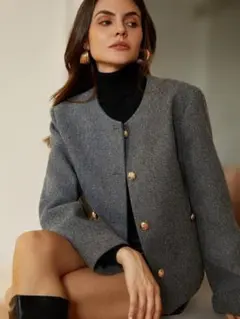 【SHEIN】レディースジャケット秋冬用[42728285]