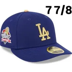 C43 ニューエラ キャップ ドジャース　ゴールドコレクションLP59FIFTY