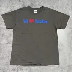 GILDAN Tシャツ We Heart Retakes グレー USA古着