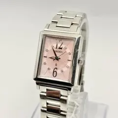 稼働品　SEIKO ルキア　腕時計　レディース　ピンク文字盤　クォーツ