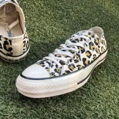 美品24.5 converse コンバース オールスター レオパード HB716