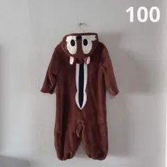 美品チップとデール チップ フード付きコスチューム　着ぐるみ　100 ディズニー