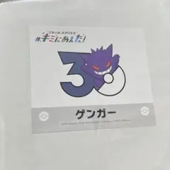 Y*A様 ポケモン 30周年 記念ステッカー ゲンガー キミにあえた