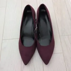GU ワインカラー ミドルヒールパンプス 25.0cmのサムネイル