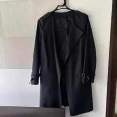 コート　ノーカラー　グリーンレーベルリラクシング