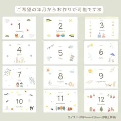 L判サイズ　マンスリーカード　アルバム　四季No.5のサムネイル