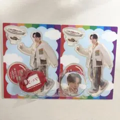EXILE B HAPPY TETSUYA アクスタ 缶バッチ ネームタグ