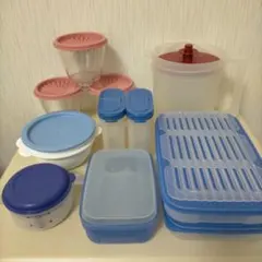 タッパーウェア　容器　11点まとめ売り　プラスチック製　食品保存容器セット