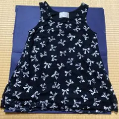 レースタンクトップ リボン柄のサムネイル