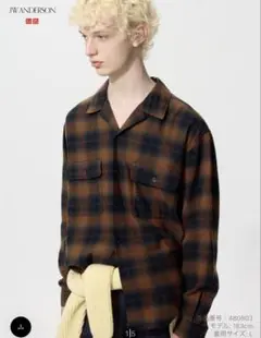 JW ANDERSON ブラッシュドコットンオーバーサイズシャツ