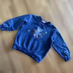 ミキハウス クマ刺繍 トレーナー 100